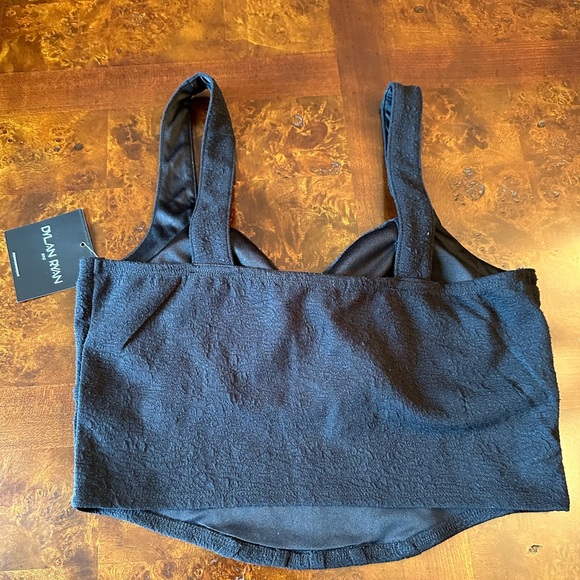 DYLAN RYAN NYC Cropped Corset Style Top - Picture 3 of 3